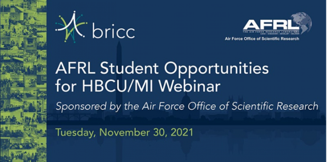 AFRL Student Opportunities for HBCU/MI Webinar