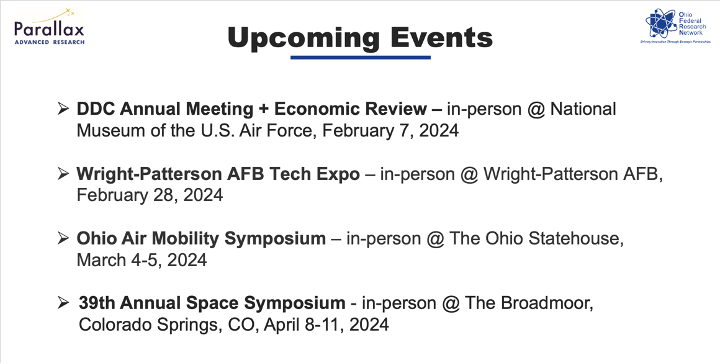 OFRN Upcoming Events