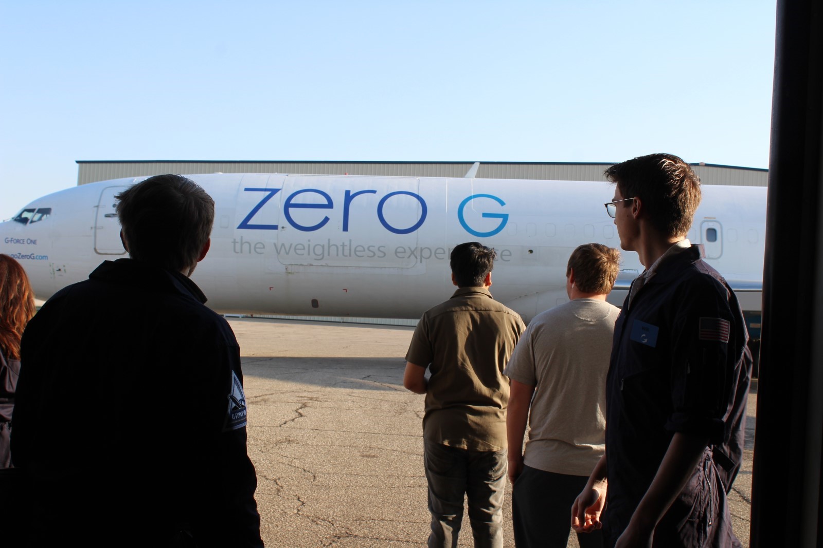 Zero Gravity Corporation plane 